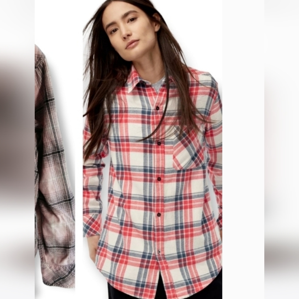 Roots Plaid Button Down